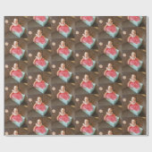 Fügen Sie Ihr Foto zu diesem benutzerdefinierten G Geschenkpapier (Flach)