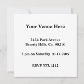 Fügen Sie Ihr Foto zu einer Zombie-Apokalypse-Inva Einladung (Rückseite)