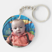 Fügen Sie Ihr Foto zu Keepake Acrylic Schlüsselanhänger (Rückseite)