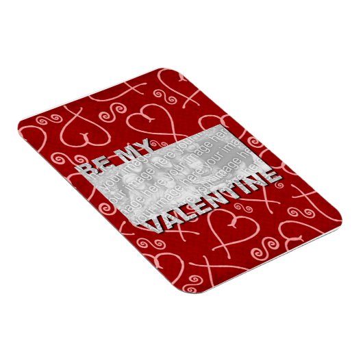Fügen Sie Ihr Foto zu meinem Valentinrahmen hinzu Magnet (Rechte Seite)