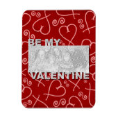 Fügen Sie Ihr Foto zu meinem Valentinrahmen hinzu Magnet (Vertikal)
