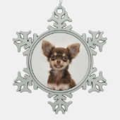 Fügen Sie Ihr Foto zu Snowflake Ornament hinzu (Vorderseite)