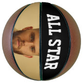 FÜGEN SIE IHR FOTO ZURÜCK BASKETBALL (Vertikal)