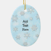 Fügen Sie Ihr Haustier Foto Custom Weihnachtsschmu Keramik Ornament (Hinten)