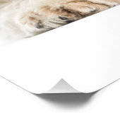 Fügen Sie Ihr Haustierportrait Shih Tzu Dog Person Fotodruck (Ecke)