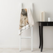 Fügen Sie Ihr Haustierportrait Shih Tzu Dog Person Sherpadecke (Beispiel)