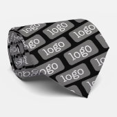Fügen Sie Ihr horizontales Logo-Geschäft Minimalis Krawatte (Gerollt)