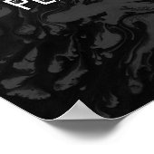 Fügen Sie Ihr individuelles Angebot Schwarz/Grau-M Poster (Ecke)