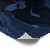 Fügen Sie Ihr individuelles Angebot schwarz Marmor Poster (Ecke)