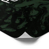 Fügen Sie Ihr individuelles Angebot Schwarz und Ev Poster (Ecke)