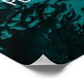 Fügen Sie Ihr individuelles Angebot Schwarz und fe Poster (Ecke)