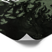 Fügen Sie Ihr individuelles Angebot Schwarz- und O Poster (Ecke)