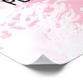 Fügen Sie Ihr individuelles Angebot Weißes Marmor  Poster (Ecke)