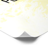 Fügen Sie Ihr individuelles Angebot Weißes Marmor  Poster (Ecke)