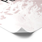 Fügen Sie Ihr individuelles Angebot Weißmarbor auf Poster (Ecke)