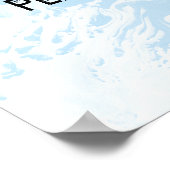 Fügen Sie Ihr individuelles Angebot White Marble B Poster (Ecke)