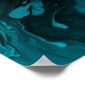 Fügen Sie Ihr individuelles Zitat Black Marble Scu Poster (Ecke)