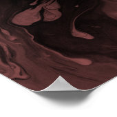 Fügen Sie Ihr individuelles Zitat schwarzen Marmor Poster (Ecke)