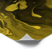 Fügen Sie Ihr individuelles Zitat schwarzen Marmor Poster (Ecke)