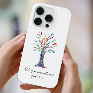 Fügen Sie Ihr inspirierendes Zitat hinzu iPhone 15 Pro Hülle