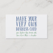 Fügen Sie Ihr LieblingsFoto oder Bild der Front Visitenkarte (Vorderseite)