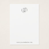 Fügen Sie Ihr Logo All-in-One-Schmuckkarte hinzu (Vorderseite)