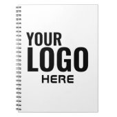 Fügen Sie Ihr Logo beruflich hinzu Notizblock (Vorderseite)