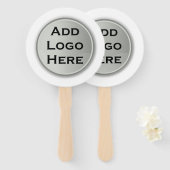 Fügen Sie Ihr Logo-Corporate-Geschenk hinzu Fächer (Vorne und Hinten)