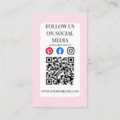 Fügen Sie Ihr LOGO danken, dass Sie einfügen Karte (Rückseite)