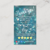 Fügen Sie Ihr LOGO danken Ihnen, um Einlegen Karte (Vorderseite)