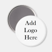 Fügen Sie Ihr Logo diesem Medium hinzu Magnet (Vorderseite/Rückseite)