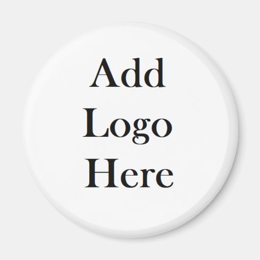 Fügen Sie Ihr Logo diesem Medium hinzu Magnet (Vorne)