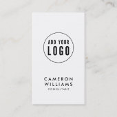 Fügen Sie Ihr Logo einfach editierbare Color Socia Visitenkarte (Vorderseite)