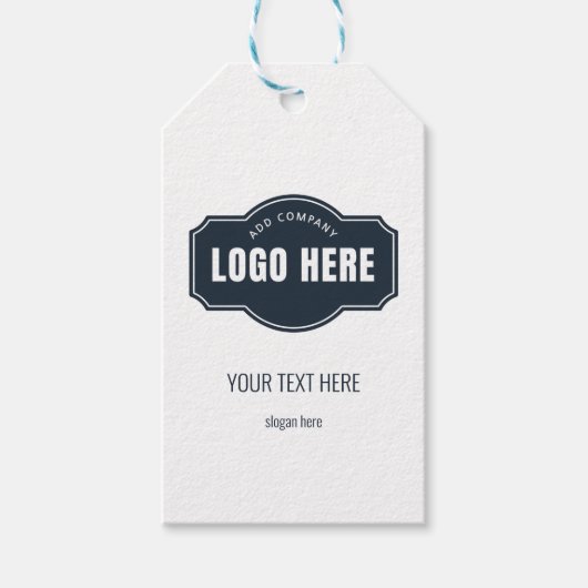 Fügen Sie Ihr Logo für Ihr Corporate Business hinz Geschenkanhänger (Vorderseite)