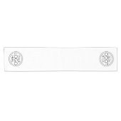 Fügen Sie Ihr Logo-Geschäft Minimalistisch hinzu - Kurzer Tischläufer (Horizontal)