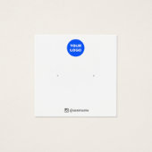 Fügen Sie Ihr Logo-Gestell als Schmuckstück hinzu (Vorderseite)