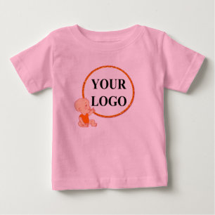 FÜGEN SIE IHR LOGO HIER FÜR Kids Baby Girl 1. Gebu T-shirt
