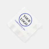 FÜGEN SIE IHR LOGO HIER HINZU SERVIETTE (Ecke)