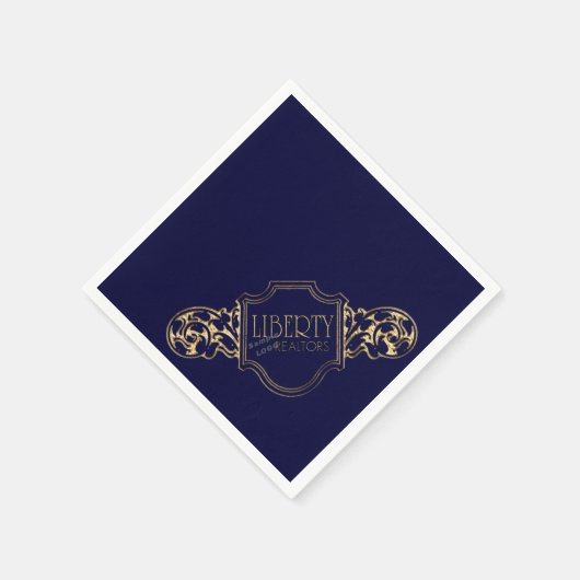 Fügen Sie Ihr Logo hinzu, ändern Sie die Hintergru Serviette (Ecke)