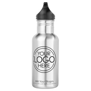 Fügen Sie Ihr Logo hinzu Geschäft Corporate Modern Edelstahlflasche