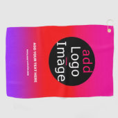 Fügen Sie Ihr Logo individuell anpassbarer Busines Golfhandtuch (Horizontal)