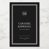 Fügen Sie Ihr Logo-Klassiker-Farblabel hinzu Weinetikett (Einzelnes Label)