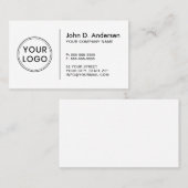 Fügen Sie Ihr Logo maßgeschneidert modernen berufl Visitenkarte (Vorne/Hinten)