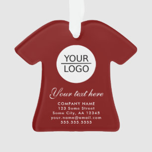 Fügen Sie Ihr Logo mit individuellem Text hinzu Pr Ornament