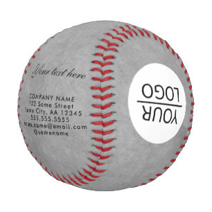 Fügen Sie Ihr Logo mit individuellem Text hinzu We Baseball