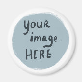 Fügen Sie Ihr LOGO oder Bild CUSTOM hinzu Magnet (Vorne)