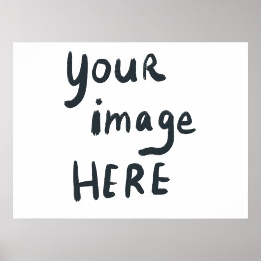 Fügen Sie Ihr LOGO oder Bild CUSTOM hinzu Poster (Vorne)