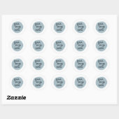 Fügen Sie Ihr LOGO oder Bild CUSTOM Sheet hinzu Runder Aufkleber (Blatt)