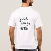 Fügen Sie Ihr LOGO oder Bild vorne und hinten CUST T-Shirt (Rückseite)