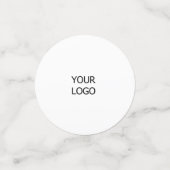 Fügen Sie Ihr Logo personalisierten Firmennamen hi Konfetti (Klein Vorderseite)